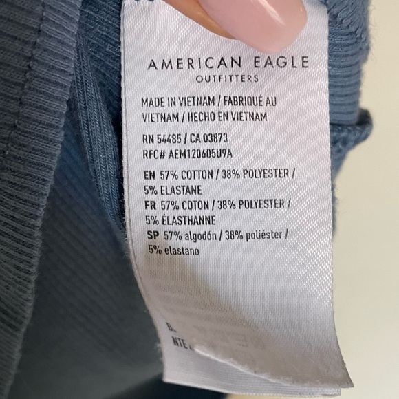 American Eagle Outfitters Dusty Blue Tank Top - Picture 4 of 5